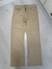 Versace Jeans Couture Man  s Beige Straight Jeans Pants Size 35 Luxury