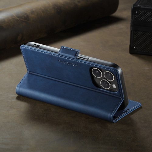 For iPhone 16e 15 Pro Max 14 13 12 11 Leather Magnetic Flip Card Wallet Case - Picture 13 of 22
