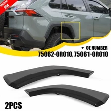 For 2019-2024 Toyota Rav4 Rear Wheel Opening Trim Molding Driver Passenger Side