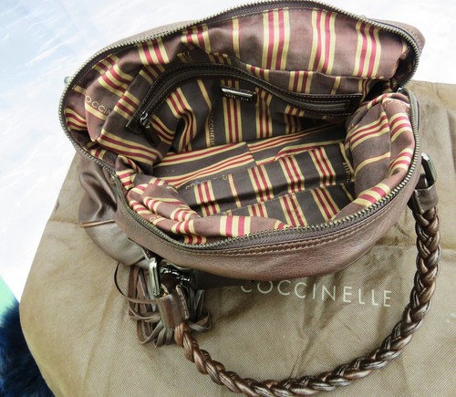 Coccinelle Damen Leder Handtaschen gebraucht in dunklem Braun sehr gepflegt - Bild 4 von 7