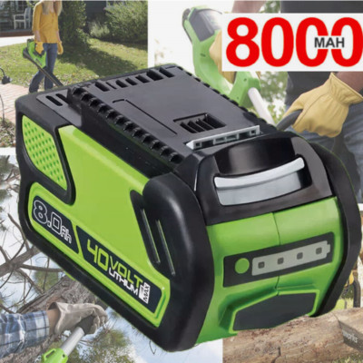 8000mAh 40Volt Power Li-Ion Akku Für Greenworks G-MAX 29462 29472 29727 22272