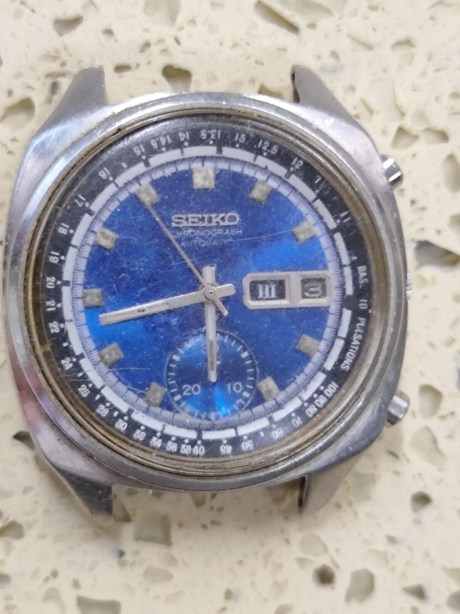 VINTAGE SEIKO PULSATION MEDICAL CHRONOGRAPH 6139 6022 Work & stop