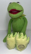 16" Disney Store Authentic Kermit the Frog The Muppets Plush Stamped Foot