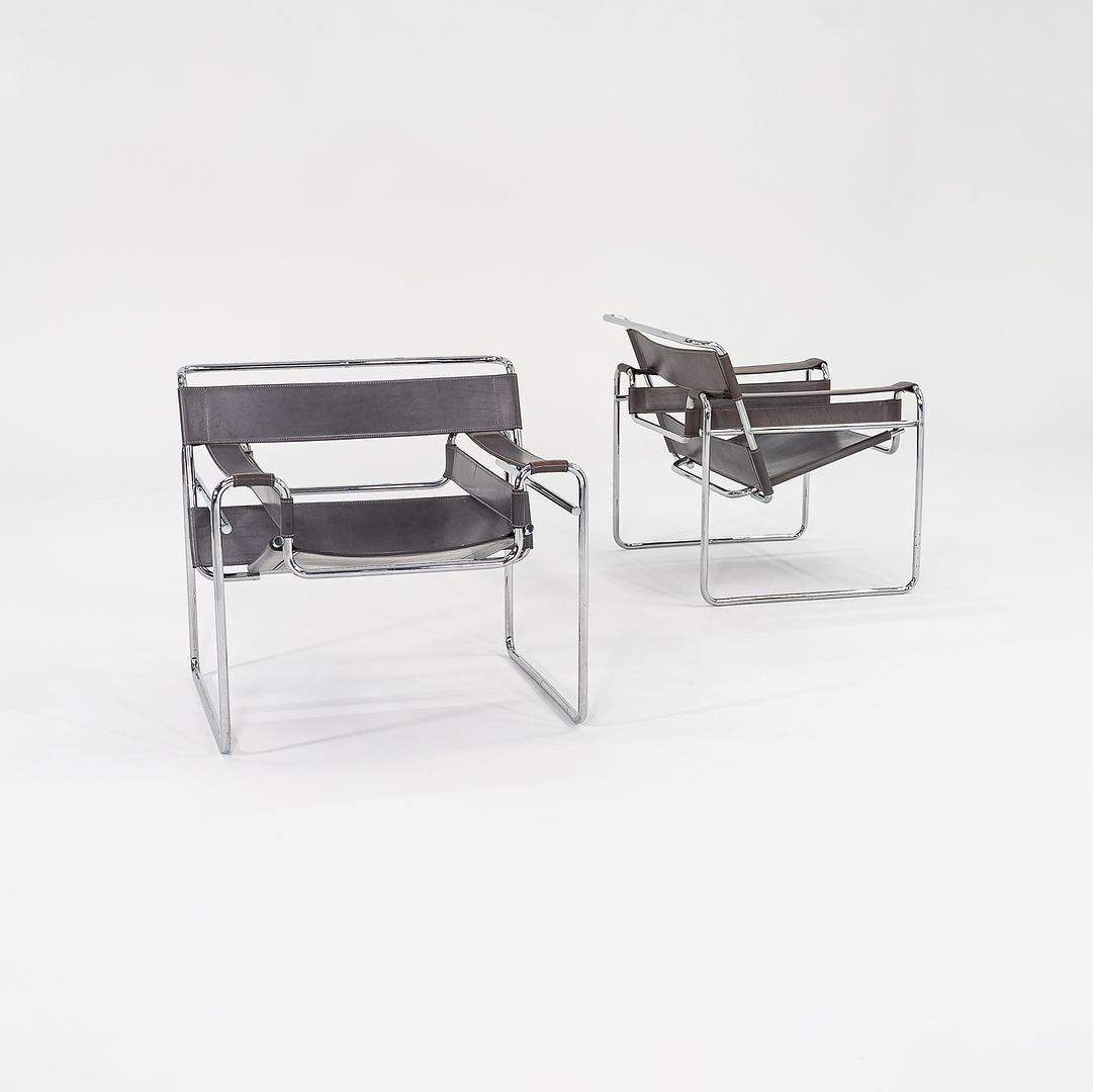 【1970-1980s】 Marcel Breuer Wassily Chair 1970s Pair of Wassily Chairs by Marcel Breuer for Knoll in