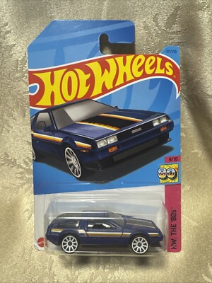 2023 Hot Wheels DMC Delorean Dark Blue 101/250 1:64 Diecast Car The '80's 8/10