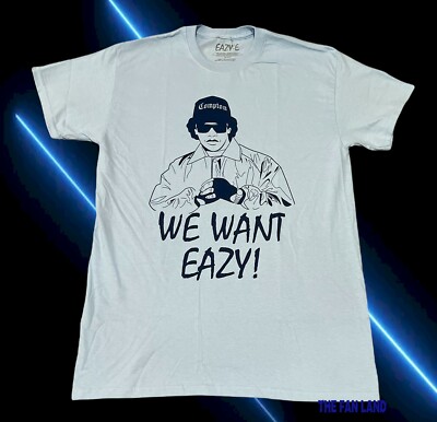 New Eazy-E We want Eazy Compton NWA Mens Vintage Concert Rap T-shirt
