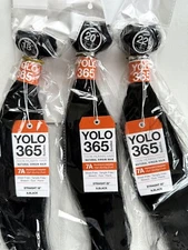 YOLO 365 Straight 3PCS Brazilian Bundles  10"-22"   100% Virgin Human Hair