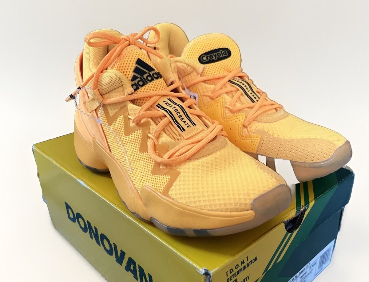 ADIDAS Issue CRAYOLA Shoes Basketball US UK Yellow Banana  FW8753