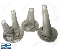 Pour Willys Jeep MB Gpw Ford 3 Pièce Similicuir Droit Housse Coffre Set Kit Gris