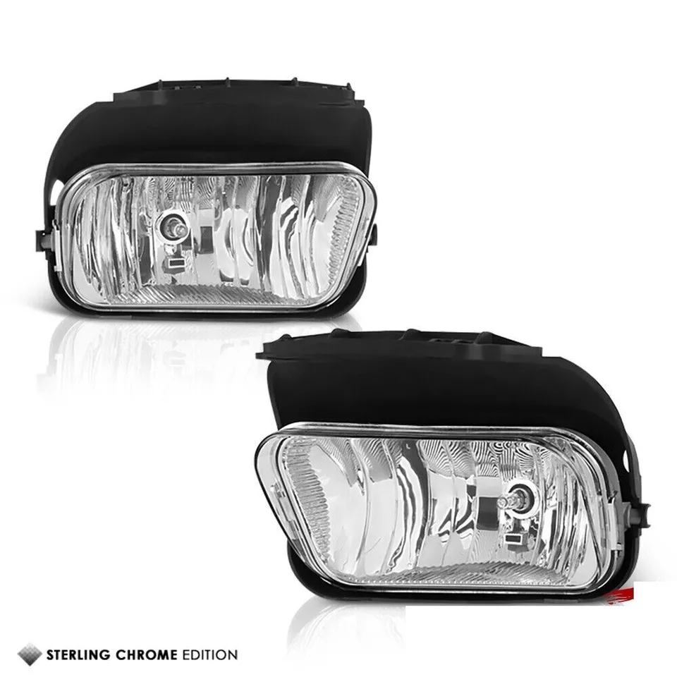 {PLUG&PLAY}Para 03-06 Chevy Silverado 1500 2500 3500 cromo parachoques luz antiniebla lámpara Foto 2 de 4