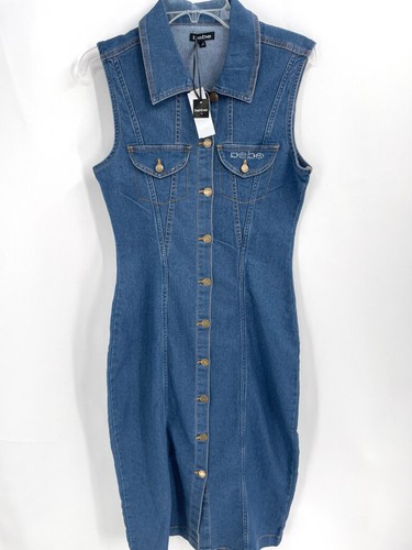 Size M BEBE Denim Dress