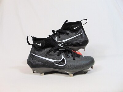 Nike Alpha Huarache NXT Mid Black & Grey Baseball Cleats Sz 15 NEW