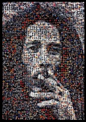 BOB MARLEY POSTER - SQUARE ART - HIGH GLOSS - PHOTO QUALITY INSERT