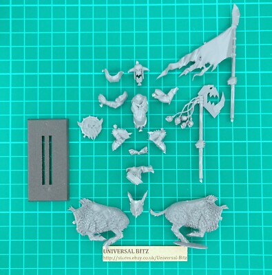 Ork Wildschwein Boyz Standartenträger B Mob Boy Warhammer The Old World Single Q2 F