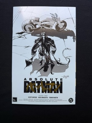ABSOLUTE BATMAN #1 Gold Akira Foil 4th Print Limited To 2500