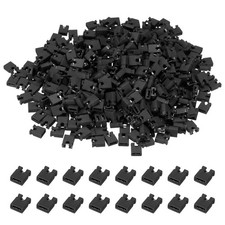 500Pcs 2.54mm Jumper Caps, Open Top Header Pin, Short Circuit Blocks, Black