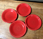 FOUR 7 1/4 " FIESTA SALAD PLATES BY THE HOMER LAUGHLIN CHINA CO. — photo 1