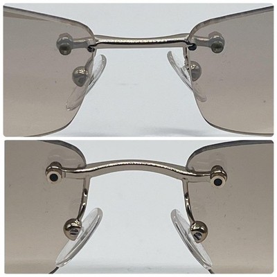 Gucci GG1784 Sunglasses Rimless Y2K Vintage Fashion Authentic