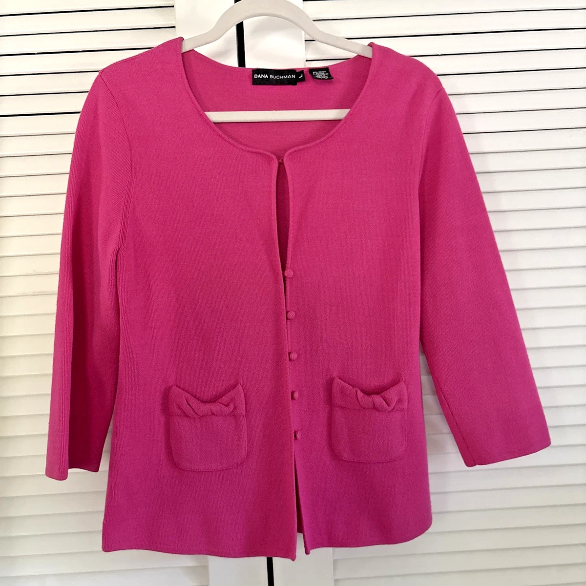 Pull Bleu Dana Buchman 100% Soie - Taille S - Occasion (super état)