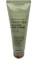 PRECISION BEAUTY SKIN CARE SOLUTIONS GREEN TEA EXFOLIANTING FACE SCRUB 8 FL OZ