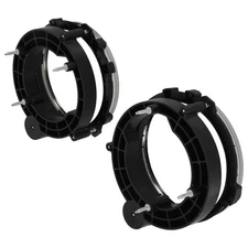 Front Headlight Bulb Brackets Buckets Black For Jeep Wrangler 1997-2006 110384