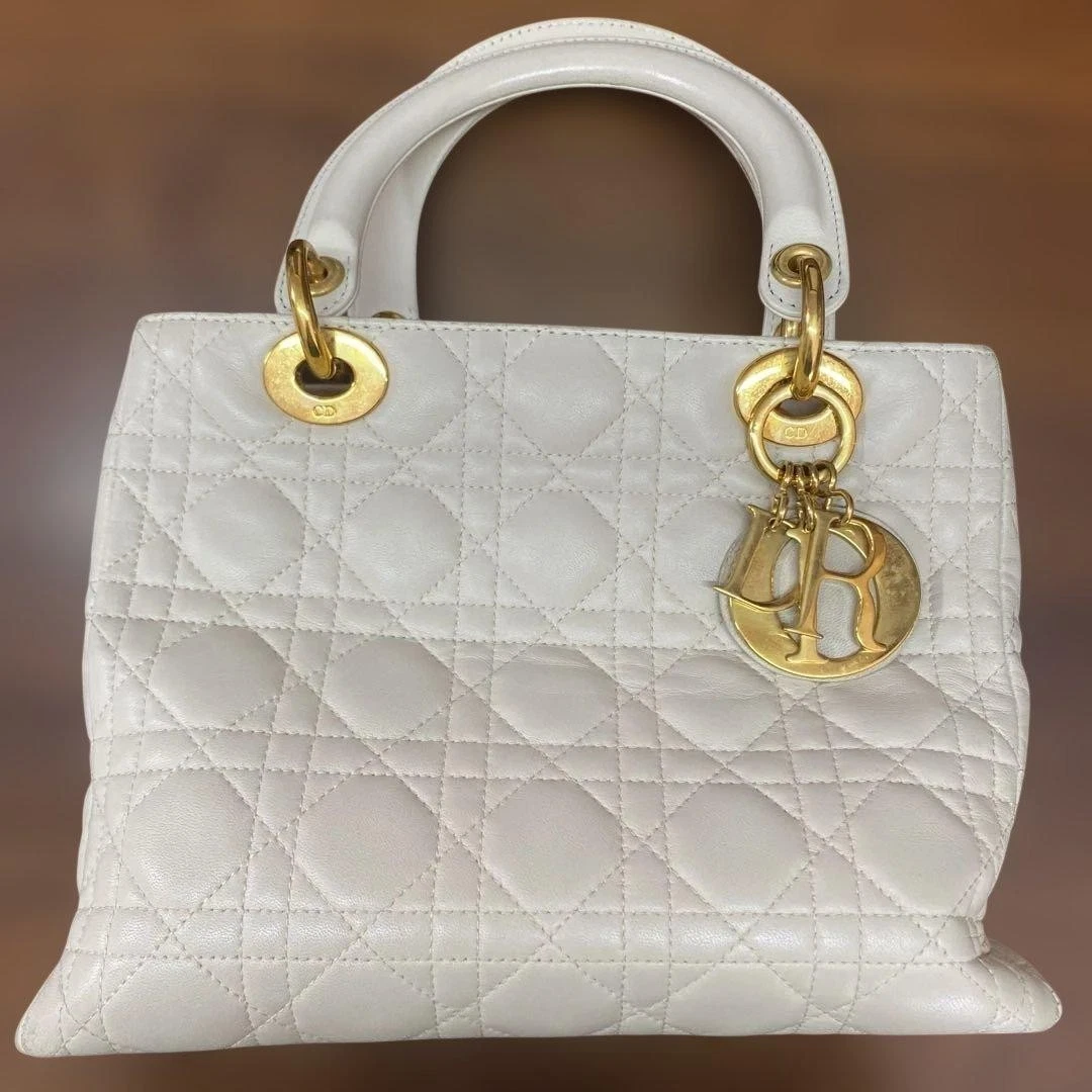 Dior Lady White Bags & Handbags for Women for sale - eBay
