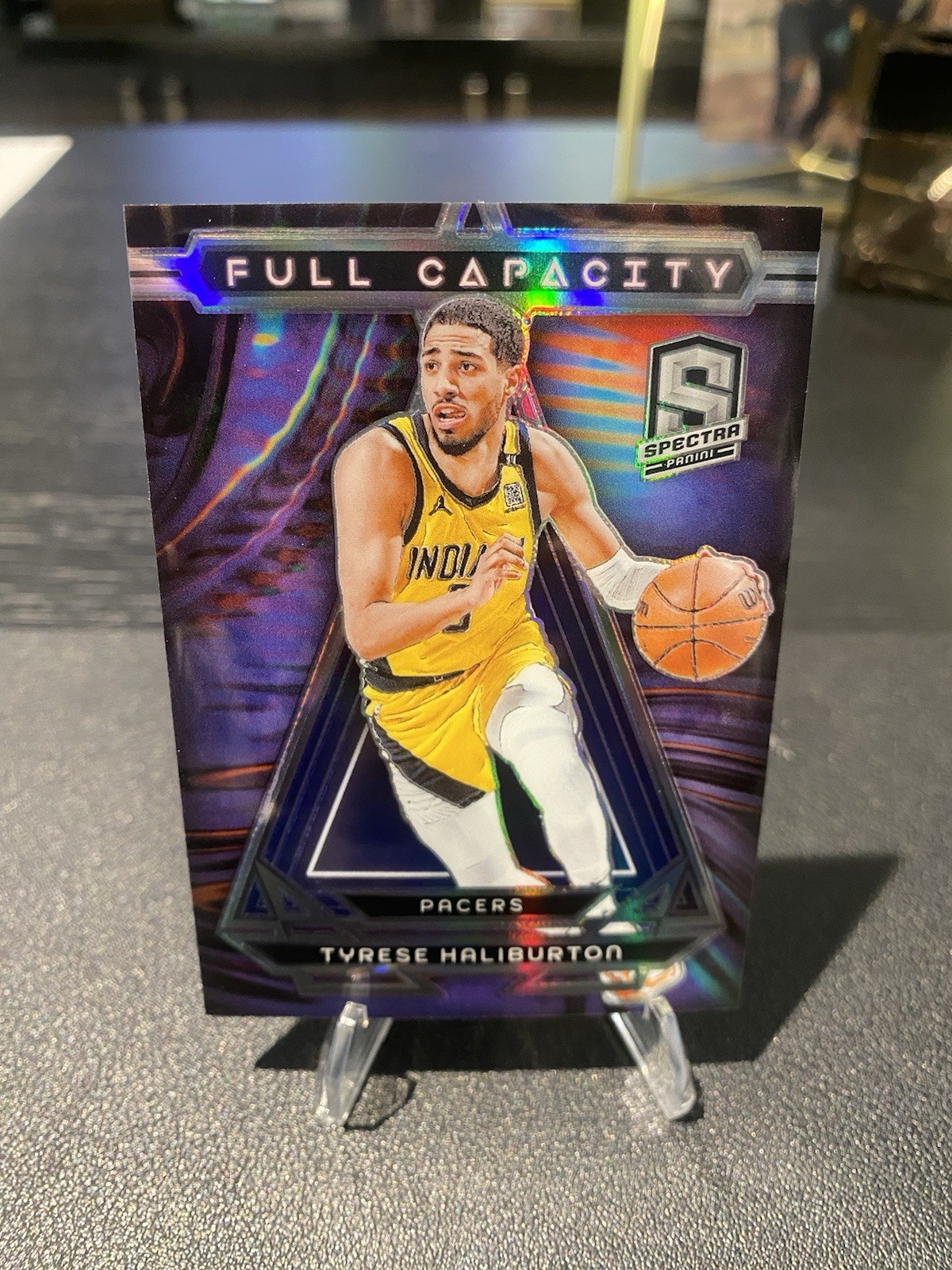 2023-24 SPECTRA FULL CAPACITY TYRESE HALIBURTON SSP CASE HIT Pacers