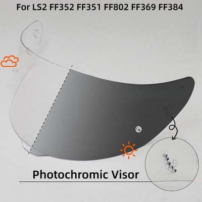 Photochromic Visor For LS2 FF352 FF351 FF369 FF384 FF802 Motorcycle Helmet Lens