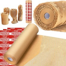 Honeycomb Packing Paper, MINHAO 15"x300' Eco Friendly Packing Paper for Movin...