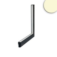 Isoled Track48 Eckleuchte 90° Vertikal Schwarz, 20W, 48V Dc, 3000K, CRI90, Dali