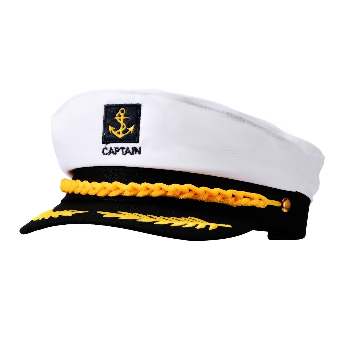Yacht Captain Hat - Premium Navy Blue Sailor Hat for Men & Women