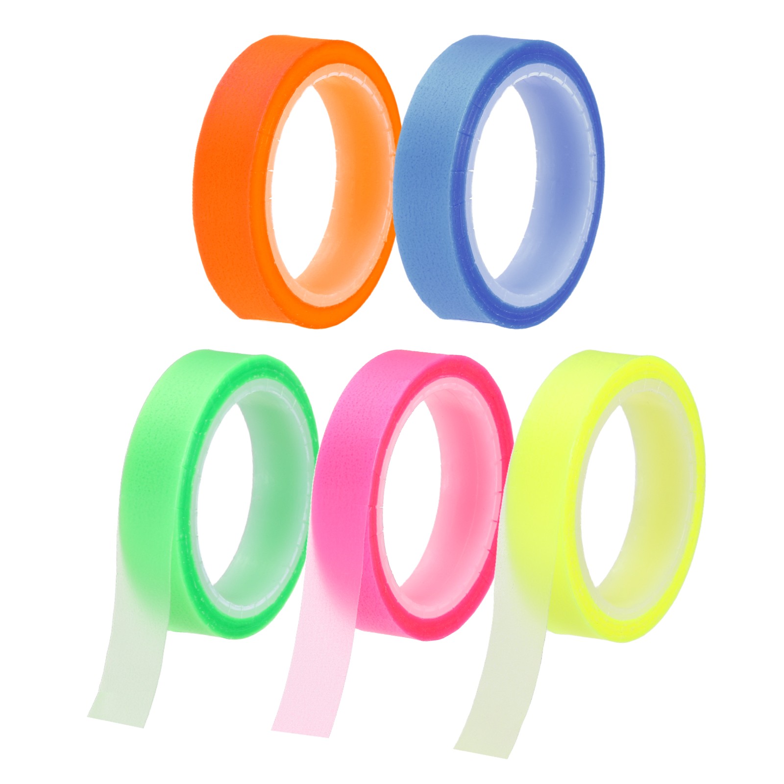 Tapes, Fluorescent Five Colors