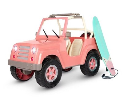 Our Generation Off-Roader 4x4 Doll Vehicle w/Working Bluetooth& Lights **New