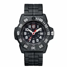 Luminox Navy Seal Military Dive 45mm Carbon Black Dial Mens Quartz Watch 3502.L