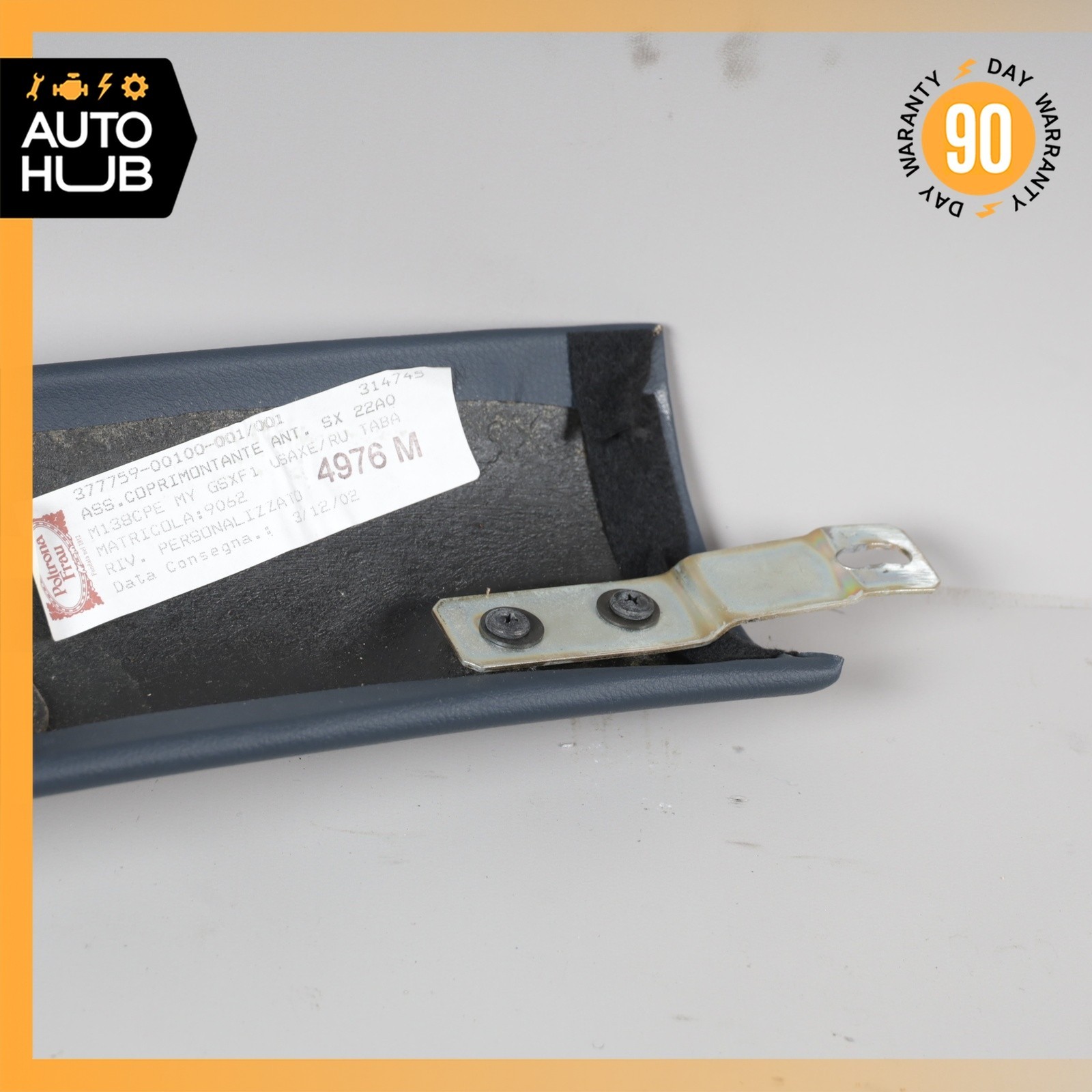 02-07 Maserati 4200 M138 Coupe Front Left Interior Trim Panel A Pillar OEM 31k