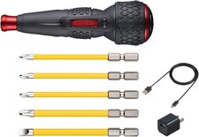 VESSEL Electric Ball Grip Drill Ball II Driver with 5 Bits USB Type-C NEUF