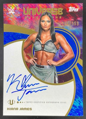 2025 Topps Universe WWE - Universe Autographs Kiana James #UNA-KJA