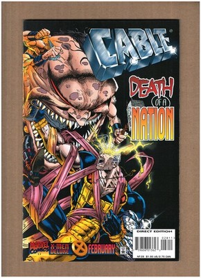 Cable #28 Marvel Comics 1996 Jeph Loeb DOMINO SUGAR MAN NM- 9.2