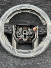 Oem 2019-2023 Gmc Sierra 1500 Leather Steering Wheel Dark Atmosphere