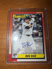 2025 Topps Series 2 - 1990 Topps Baseball Autographs Ben Rice #90B2-BRI (AU, RC)
