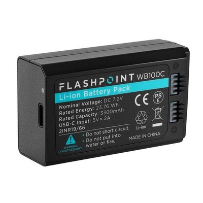 Flashpoint WB100 23.76Wh 7.2V 3300mAh Lithium-ion Battery Pack for XPLOR 100 Pro
