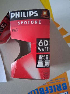 Philips Concentra 60 W 230V Reflektor Strahler E27 R63 Spot 30 Grad
