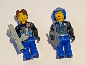 Two for One!! - LEGO Jack Stone: Police Copter (4604) and Police Cruiser (4600)