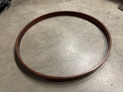 ONE (1) Tama SUPERSTAR Vintage MAHOGANY BAss Drum Hoops JAPAN #TH2