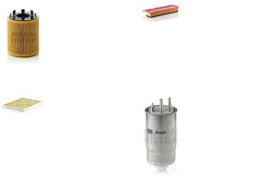 MANN-FILTER Inspektionspaket Filtersatz XL Feinstaubfilter (PM 2.5) für FIAT EVO
