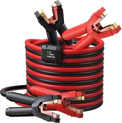 Gauge 25ft Heavy Duty Jumper Cables, 1000Amp Automotive Booster Cables with