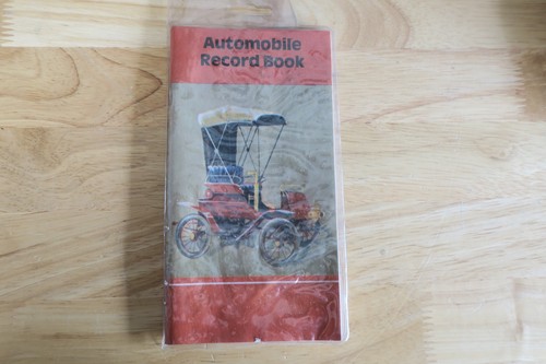 Vintage Automobile Record Book
