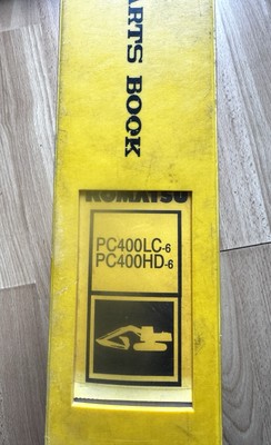KOMATSU PC400LC-6 PC400HD-6 EXCAVATOR PARTS BOOK MANUAL ORIGINAL S/N A80001-UP