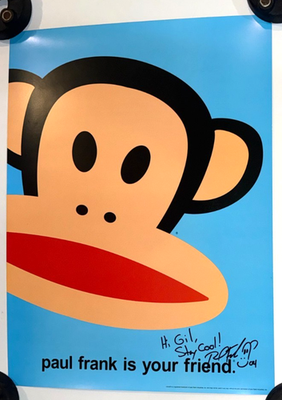Paul Frank designer REAL hand SIGNED 16x20 Julius poster COA | eBay
