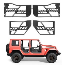 Uimoso Jeep Tube Half Doors For 2007-2018 Wrangler Jk Jku 4-door